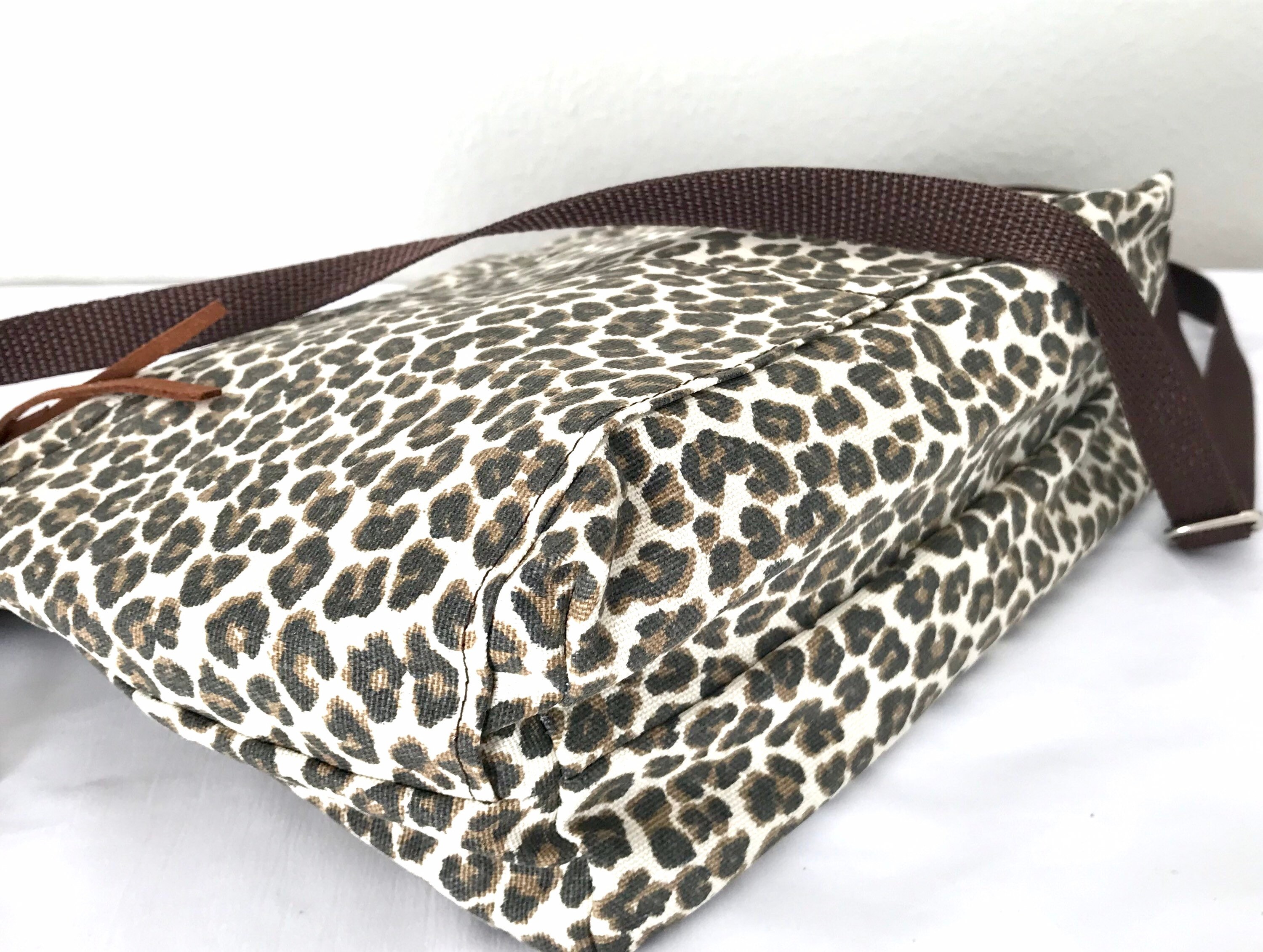 DSLR Camera Bag Purse Brown & Black Faux Animal Print Etsy