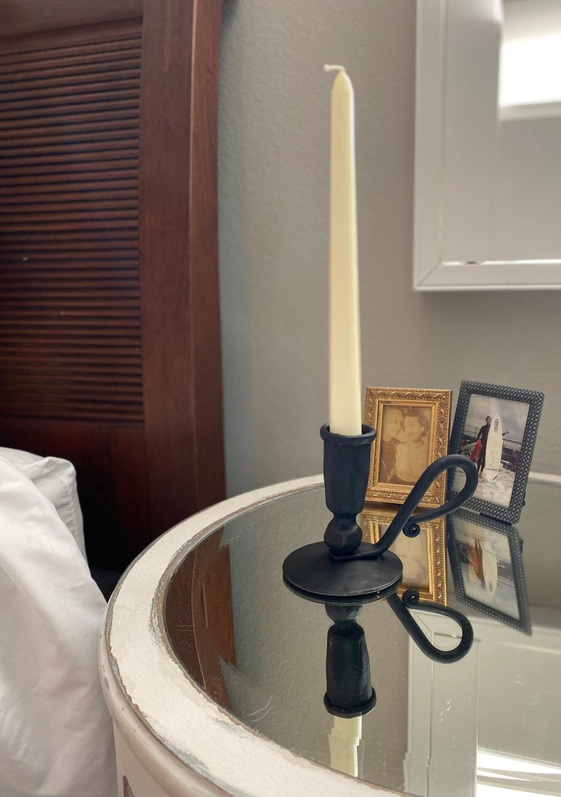 Colonial Style Tapered Candle Holder / Bedside / Farmhouse Etsy