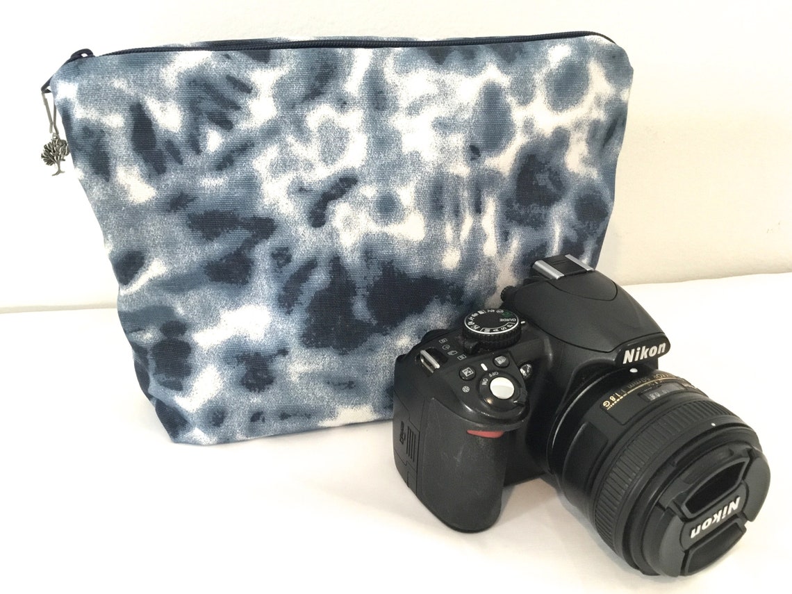 Camera Pouch Camera Bags Made in the USA Foam Padded Navy Etsy