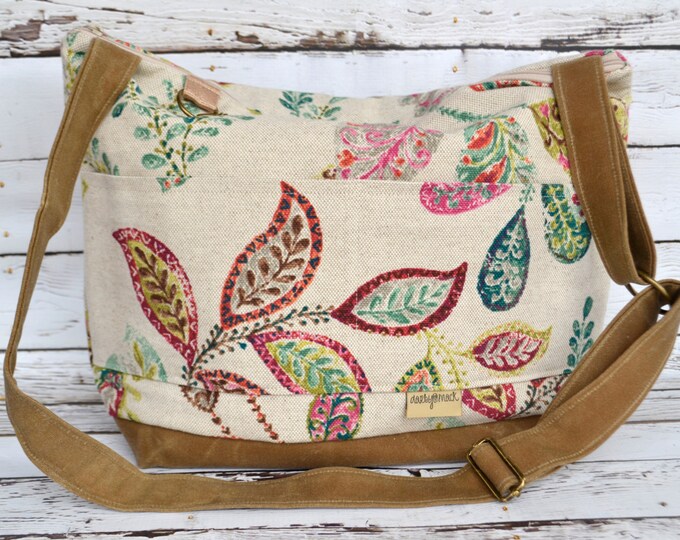 Womens Camera Bags Made in the USA by Darby Mack Grey Floral Etsy