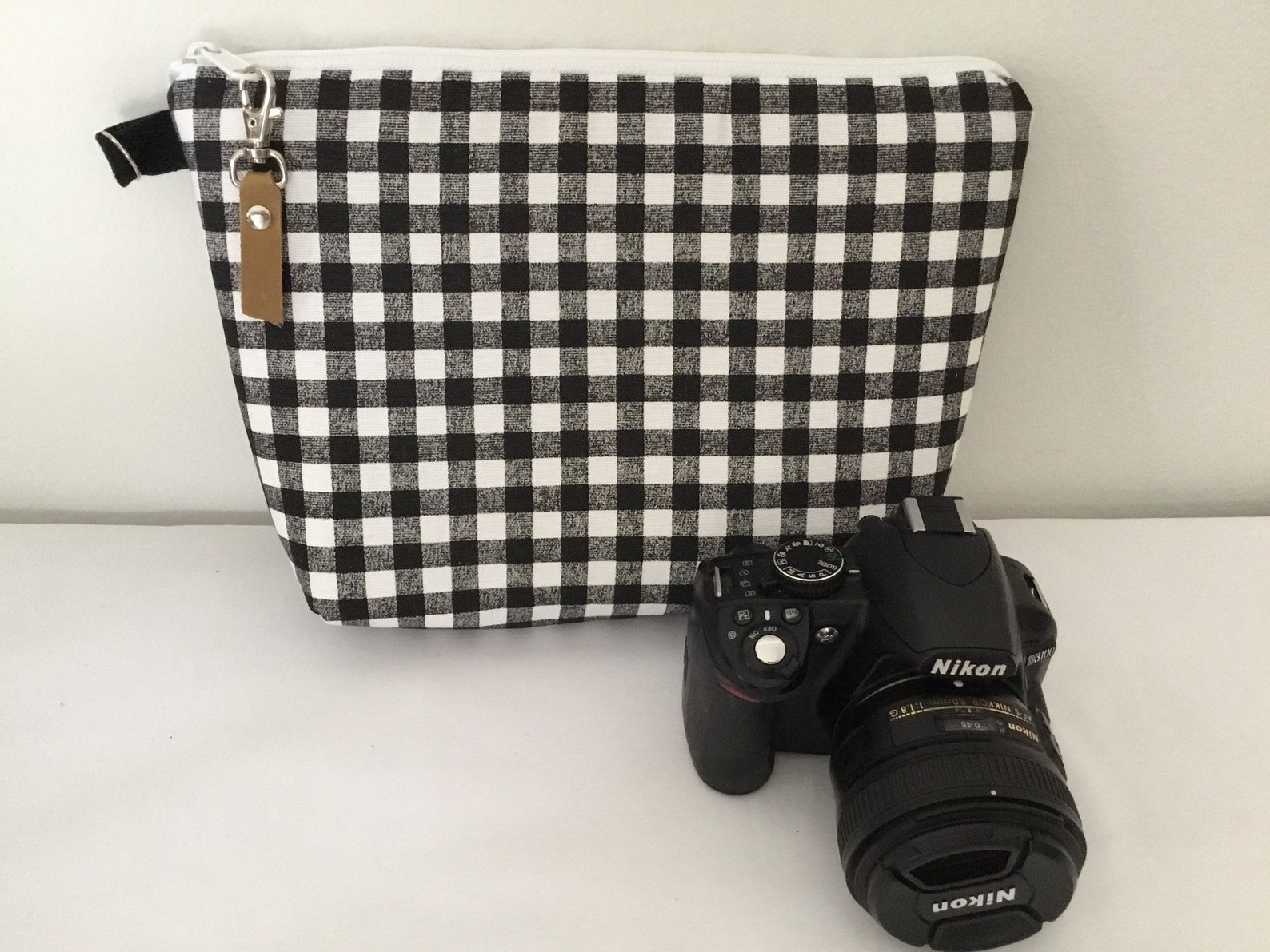 Camera Pouch. Camera Bags Made in the USA Foam Padded Black Etsy