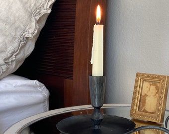 Colonial style Tapered Candle holder / bedside / Farmhouse decor