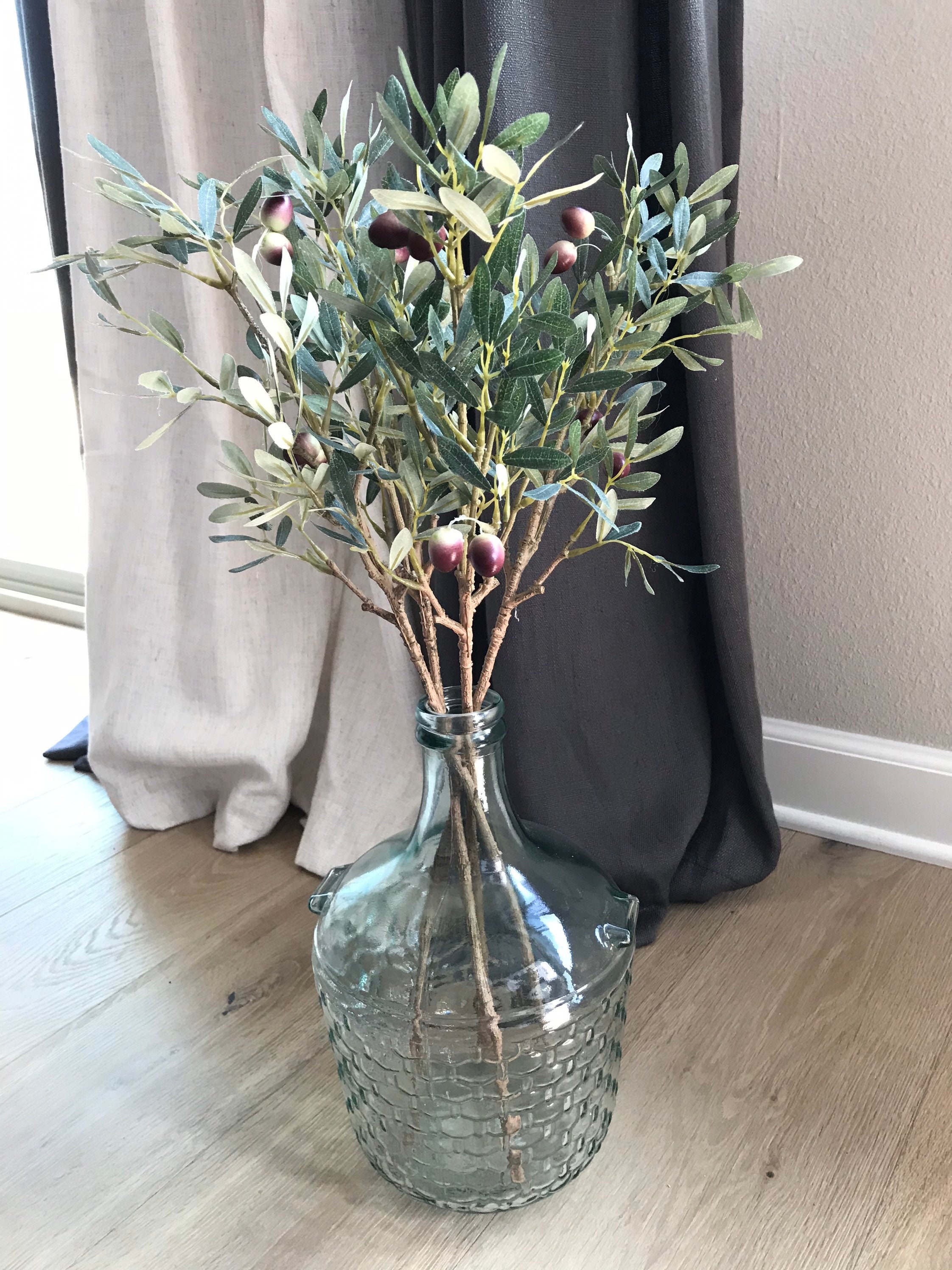 OLIVE branch Home decor Olive greenery Tuscan artificial Etsy