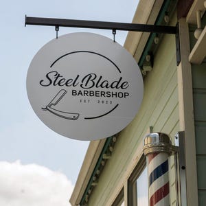 Custom Composite Blade Sign – Double-sided Outdoor Shop Signage - Etsy