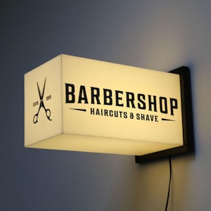 Exterior Double Sided Sign, Custom Blade Led Sign, Led Light Box Double Sided Sign, Wall Mounted Sign, Blade Sign, Personalized Lightbox
