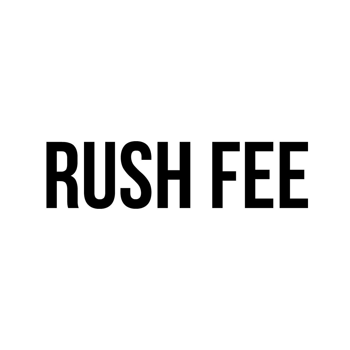 Rush Fee for clothing orders Etsy