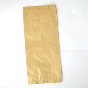 Sacchetto di CARTA 150x65x290mm, marrone senza manico, 35g, 50 pz. per confezione