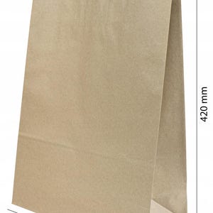 Sacchetti di carta kraft marrone, 50 pezzi. per confezione