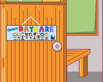daycare sign etsy