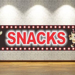 Custom Home Theater Sign | Movie Theater Decor | Personalized Movie Theatre Sign, Theater Room Decor, Snacks, Cinema Signs 24"x6"