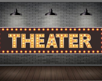 Home Theater Sign | Movie Theater Decor | Movie Theatre Sign, Theater Room Decor, Theater, Cinema Signs 36"x6"