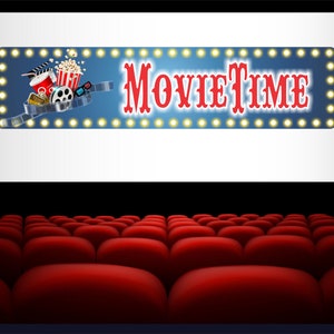 Custom Home Theater Sign: Retro Movie Room Decor