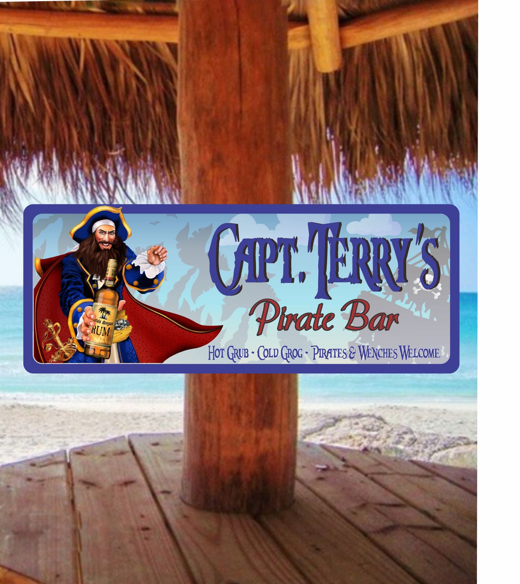 Pirates Quote Pirate Bar Decor, Rum Gifts, Rum Decor, Pirate Themed Gifts,  Boat Life, Last Name Personalized Sign Decor 28x11 
