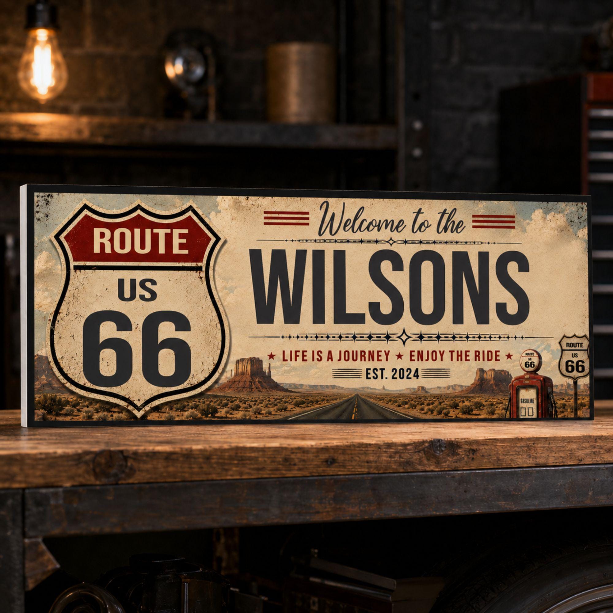 Custom Route 66 Sign - Etsy