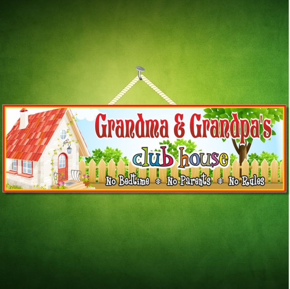 La abuela y Club Casa novedad muestra del abuelo con casa de - Etsy México
