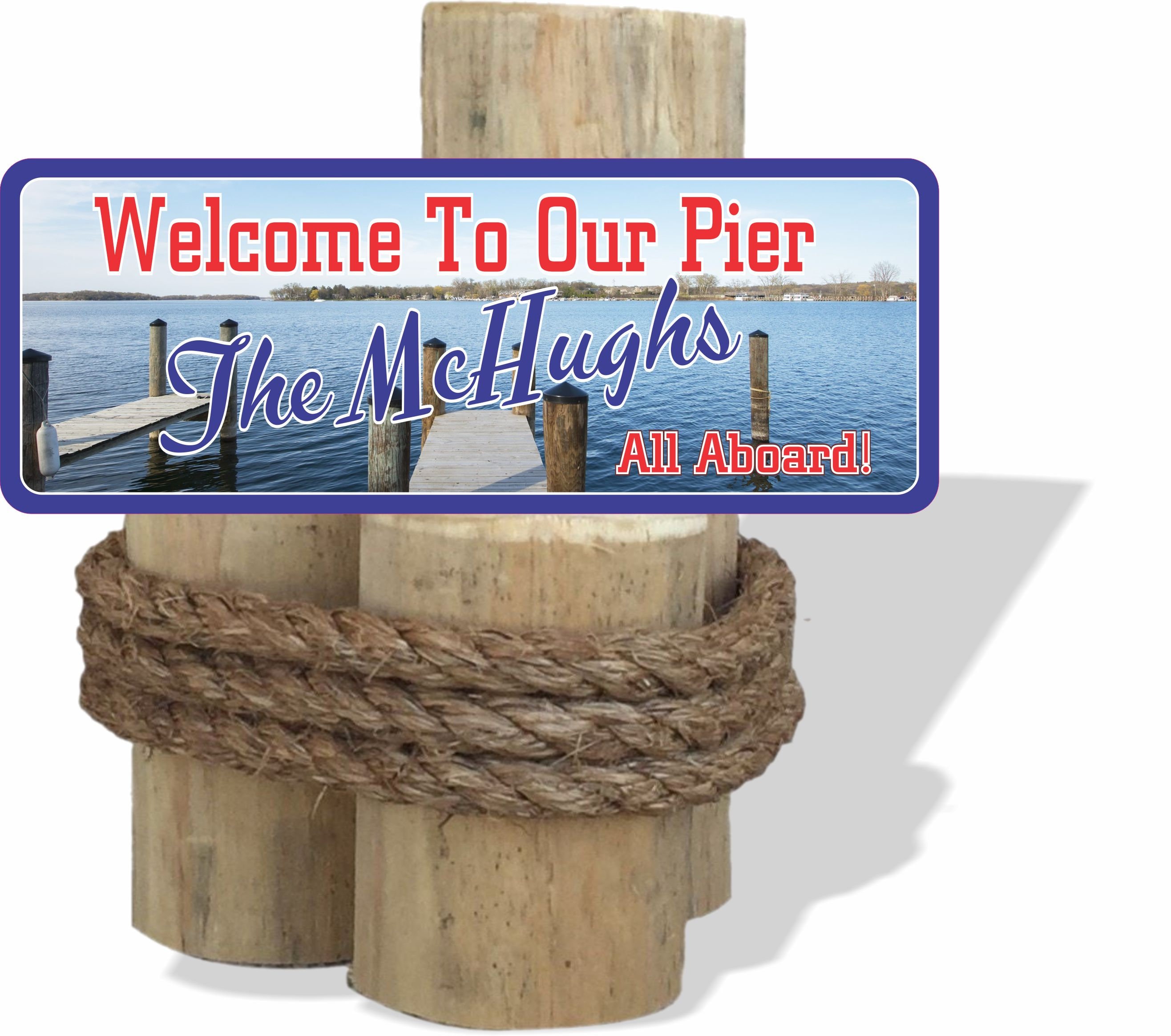 Personalized Pier Welcome Sign for Boat Owners with - Etsy 日本