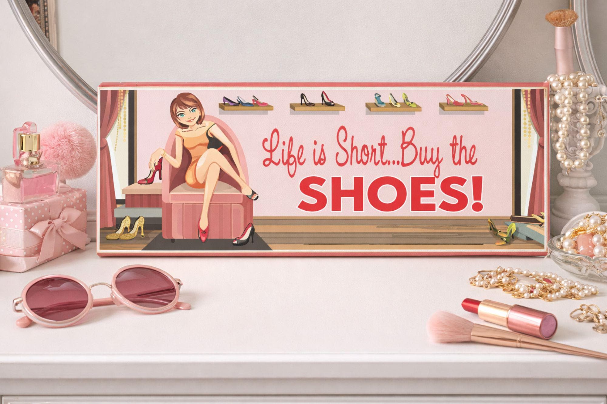 Buy the Shoes Sign - Etsy