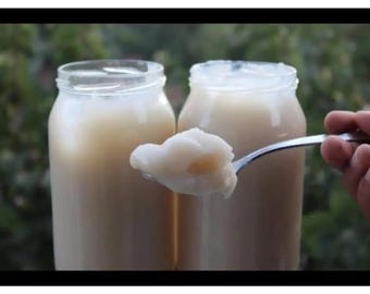 Suif de queue de mouton/d'agneau Cuisine et cosmétiques, Graisse d'équarrissage faite main 250 g (halal et kasher)