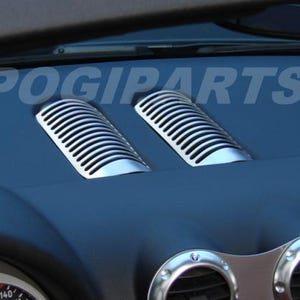 2 decorative panels ventilation rollers milled aluminum for Audi TT 8n quattro 3.2 3.2