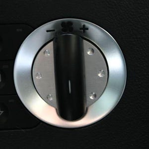 2 decorative covers in TT look for the light switch milled aluminum for Audi TT 8n quattro 3.2 3.2