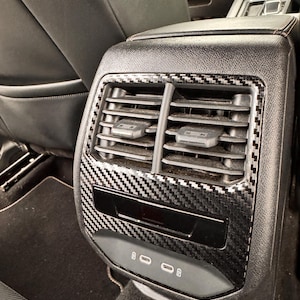Embellecedor de fibra de carbono para la unidad de climatización trasera del Cupra Formentor Leon VZ VZ5 VZ310 VZ333