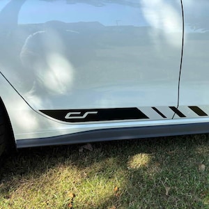 Golf 8 MK8 MK8,5 FL CS45 45 cd Sticker Clubsport EXTENSION &quot;CS&quot; 2 pieces