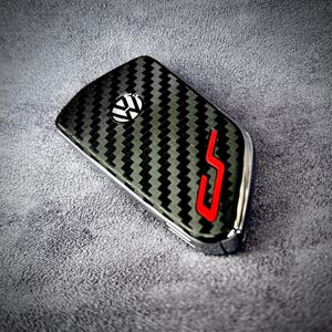 Adesivo per chiave con logo CS e decorazione in carbonio per Golf 8 MK8 MK8.5 FL CS45 45 CD