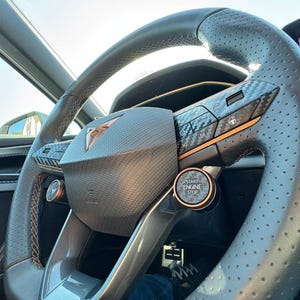 Carbon decor stuurwiel met reisassistent voor Cupra Formentor Leon VZ VZ5 VZ310 VZ333