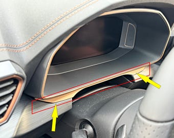 Panel decorativo bajo velocímetro para Cupra Formentor Leon VZ VZ5