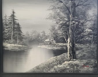 Serenidad en blanco y negro