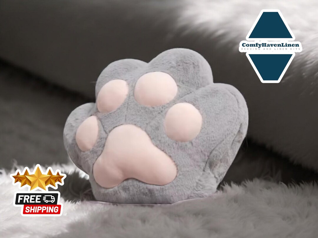 Cat Paw Plush Cushion