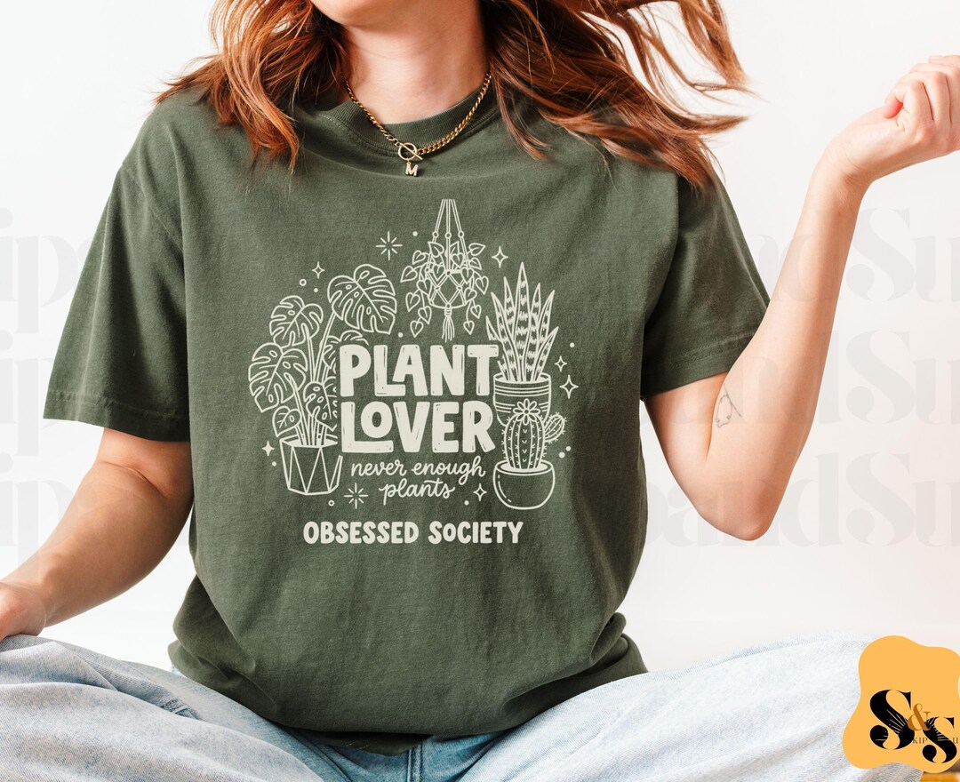 Plant Lover PNG, Houseplant Lover Shirt Design, Botanical Graphic ...