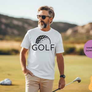 Temporada de golf PNG: Diseño de sublimación para camisetas y tazas (Descarga digital)