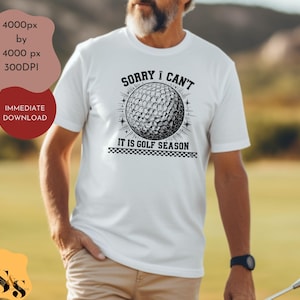 Temporada de golf, es la temporada, diseño de sublimación PNG