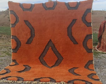 Berber-Teppich Bni M'rirt – Luxuriöser Wollteppich – Handgefertigter marokkanischer Teppich – Eleganz und Authentizität