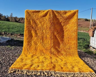 Luxury Berber Wool Rug Bni M'rirt – Berber Artisanal Masterpiece – Authentic Moroccan Elegance