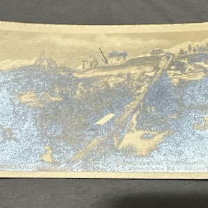 Carte postale panoramique ancienne vintage Hunburghohe