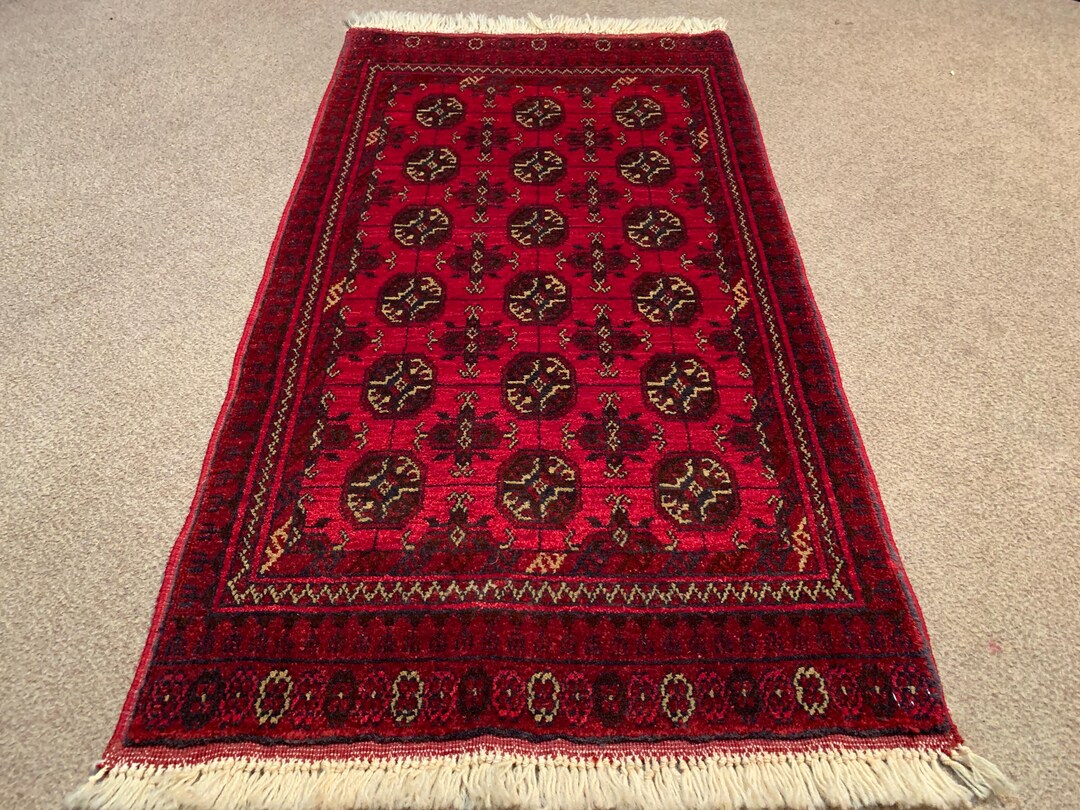 Small Mowri Design Rug, Afghan Handmade Rug, Famous Afghan Rug ...
