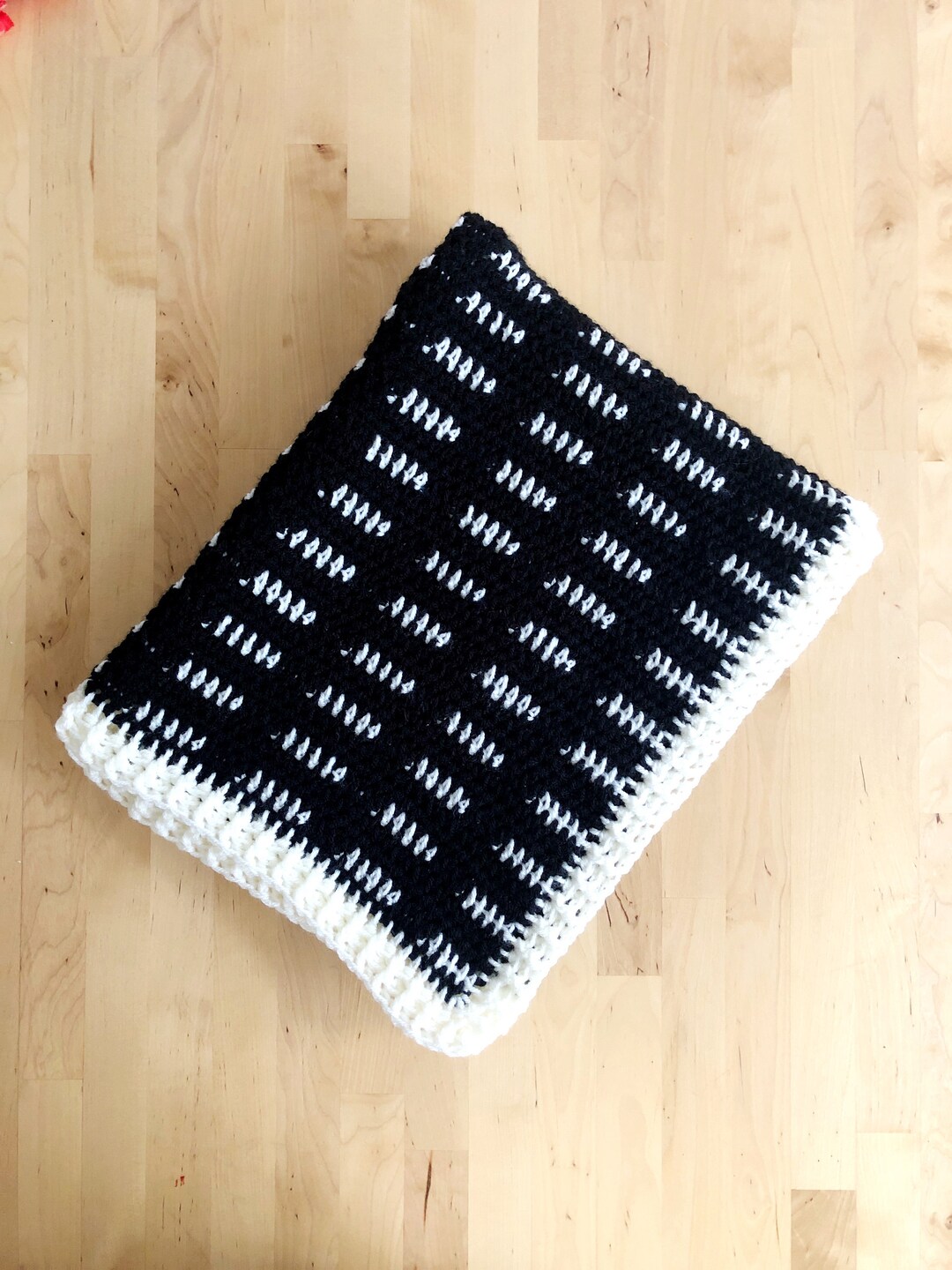 STRIPED BABY BLANKET Black Baby Blanket Newborn Gift Unisex Etsy