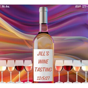 Wine Tasting Party Invitation | Tasting Party Invitation | Wine Tasting Template | Wine Tasting Printables | Wine Event Invitation