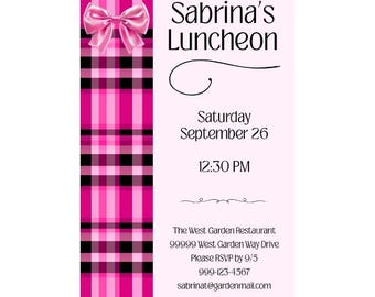 Luncheon Invitation | Lunch Invitation | Lunch Party Invite | Invitations for Women's Luncheon | Luncheon Invitation Template | Ladies Lunch