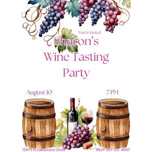 Invitations de vin | Invitation à une dégustation de vin | Invitation à une dégustation | Dégustation de vins à domicile | Invitation événement vin | Dégustation de vins