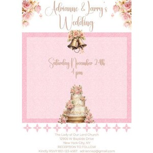 Canva Wedding Invitation | Template Wedding Invite | Wedding Invite Template | Wedding Invitation Editable | Editable Wedding Invitations