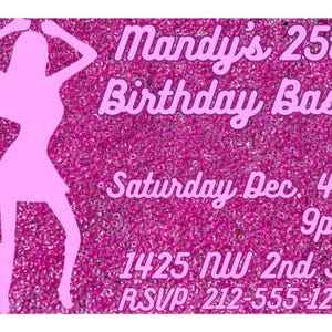 Girls Birthday Invites | Birthday Invitations for Girls | Invitations for Girls | Birthday Invites for Girls | Printable Invitations Girls