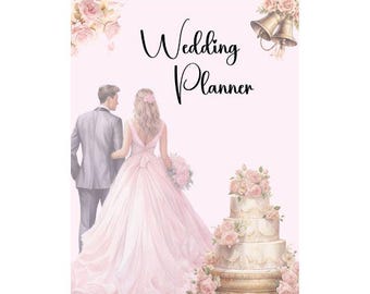Wedding Planner Editable | Canva Wedding Planner | Printable Wedding Planner | Template Wedding Planner | Editable Wedding Planner