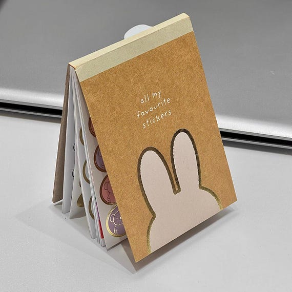 Hema Miffy Sticker Book – 20 Pages, 10 Designs | Cute Dutch Stationery | Kawaii Stickers from Amsterdam