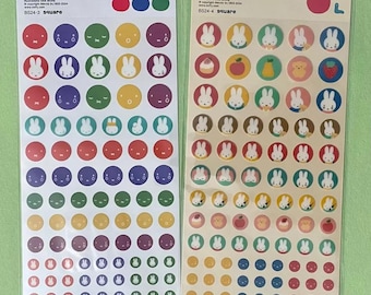 Miffy stickers creative point key Japan Miffy sticker envelope sealing UK SELLER Nijntje Miffy sticker sheet two patterns UK seller