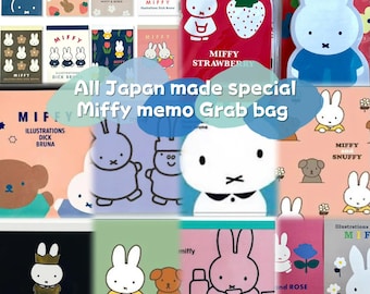 Limited stock - All Different Miffy Memo Pad Mystery Pack – 30 / 50 / 100 Sheets – Japan-Made & Officially Licensed