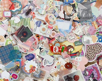 50-Piece Flake Sticker Pack – Random Mix | High Quality Japan Stickers | Kawaii Stationery Gift