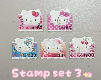Hello Kitty Stamp Collection 2 | Japan Sanrio Used Stamps